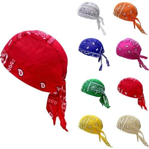 Unisex Pure Cycling Caps Summer Cooling Mens Running Riding Bandana Headscarf Ciclismo Pirate Hat Hood Quick Dry Headband