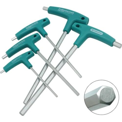 1pcs Allen Key Hex Wrench 1.5/2/2.5/3/4mm T Handle Spanner Hexagon Screwdriver Auto Bike Motorycle Household Reapair Hand Tool