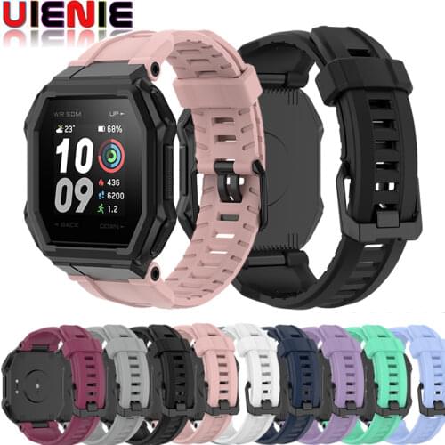 Silicone Strap For Amazfit T-REX/Ares A1908 Smart Watch Replaceable Accessories Watchband For Huami Amazfit Ares Bracelet Strap