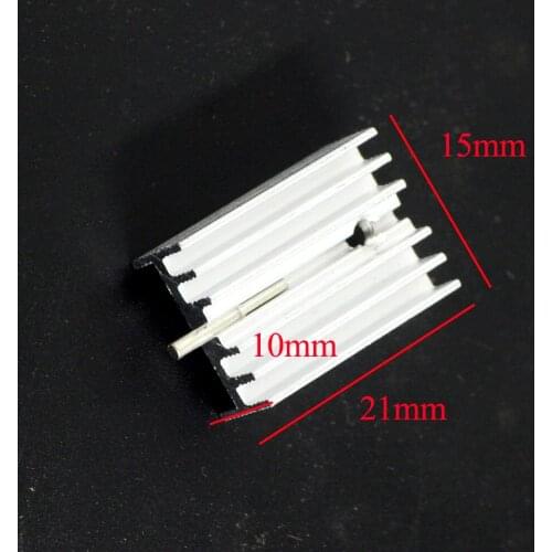 Heat sink 21 * 15 * 10MM (with pin) TO-220 transistor and other special high-quality radiator 5pcs/lot
