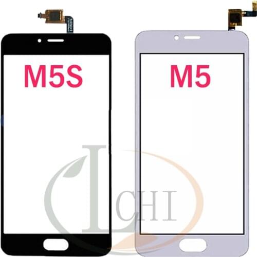 TOP Quality Outer glass panel For Meizu M5s Touch Screen Digitizer For Meizu M5 M5 Mini Replacement Parts M5 Note Sensor Lens