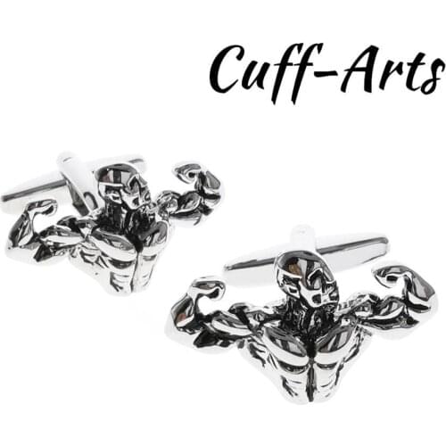 Cufflinks for Men Body Builder Cufflinks Gifts for Men Gemelos Les Boutons De Manchette by Cuffarts C10506