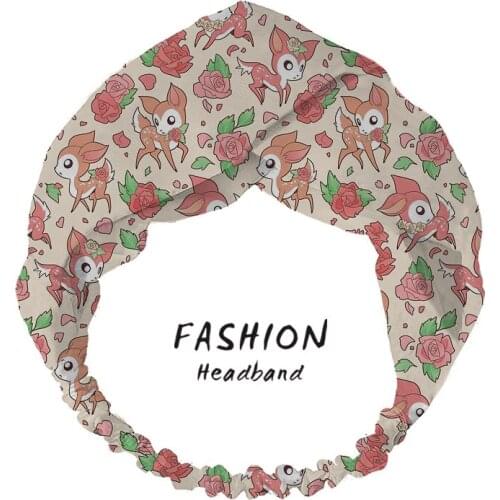 2020 Oh My Deerling Women Headband Turban Elastic Headwear Cross Turban Bandanas Head Hair Accessories for Women Hair Bands