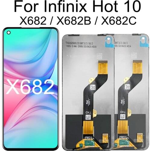 6.78" LCD For Infinix Hot 10 X682 B/C LCD Display Touch Screen Digitizer Assembly Replacement For Infinix Hot 10 LCD Display