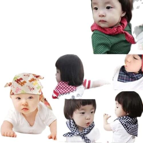 12pcs/lot New Baby Pure Cotton Bib/Infant Saliva Towels/Baby Accessories Bibs /Newborn Wear Cartoon 0-12Months