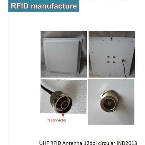 12dbi RFID Circular Polarized external outdoor RFID Antenna for atendance management