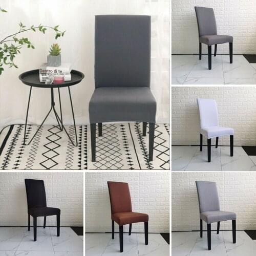 4Pcs Home Chair Cover Full Inclusive Folding Office Chair Cover Dining Chair Seat Cover Non-slip Elastic Wedding Banquet Party