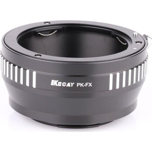 KECAY PK-FX Lens Mount Adapter for Pentax PK Lens To Fujifilm X-Series Camera, X-Pro1, X-E1, X-E2, X-A1, X-M1, X-T1, X-T10, 4