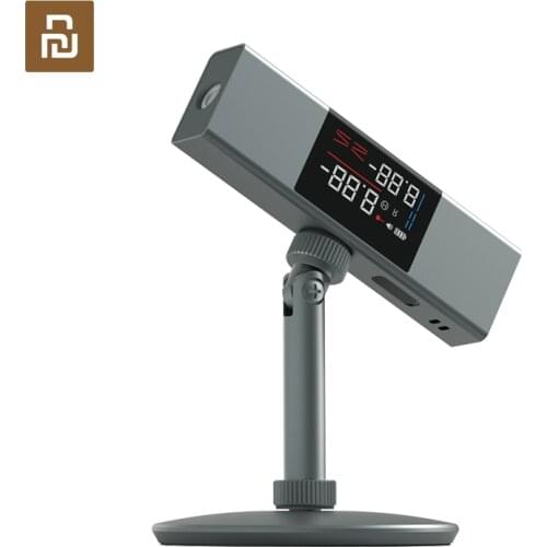 AtuMan DUKA LI1 2 In 1 Dual Laser Protractor Digital Level Ruler Rechargeable 360° Arbitrary Angle Cast Line Measurement
