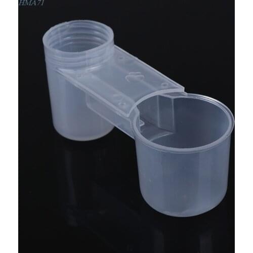 1PC Bird Dove Quail Drinker Bowl Automatic Waters Drinking Cups Dual Port Pet Automatic Bird Feeder Water Equipment