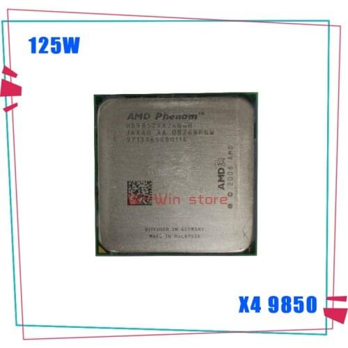 AMD Phenom X4 9850 985Z 2.5 GHz Quad-Core CPU Processor HD985ZXAJ4BGH Socket AM2