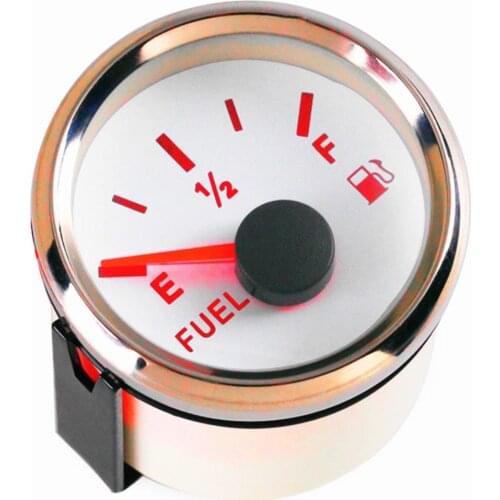 1pc High Quality 52mm Fuel Gauges 9-32v Working Volt Fuel Level Meters 0-190ohm 240-33ohm Input Signal for Auto Boat Motorcycle