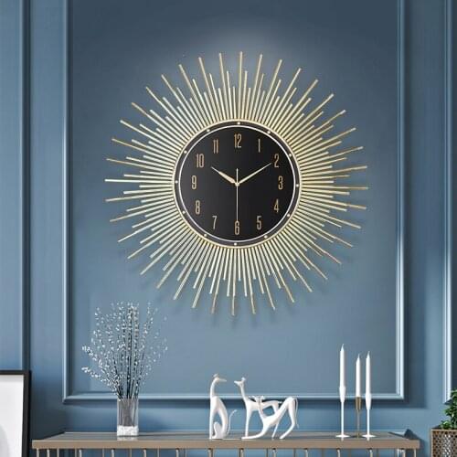 Affordable Luxury Style Creative Wall Clock Silent Restaurant Artistic Atmosphere Clock