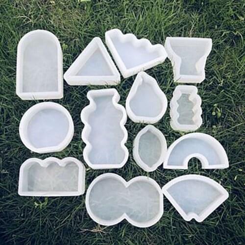 Lemon Vase Geometric Shape Candle Mold Silicone Wax Mould Simple Design Art Fragrance Candle Making Soap Cake Decorating