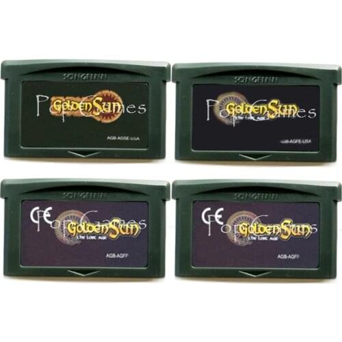 GoldSun Series Lost English or Spanish or FRA or 32 Bit Video Game Cartridge Console Card Handheld