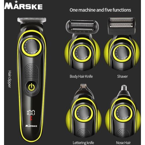All in one Hair Clipper For Men Rechargeable Electric Nose Hair Clipper Professional Beard Razor Trimmer Haircut Cutting Machine