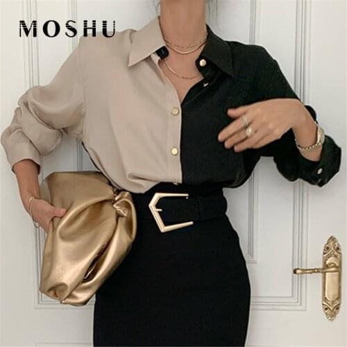 Блузки на пуговицах MOSHU China At AliExpress