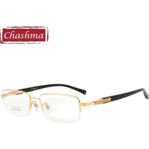 Chashma Titanium Ultra Light Weight Eyeglass Frame Eyewear Myopia Eye Glasses Frames for Men