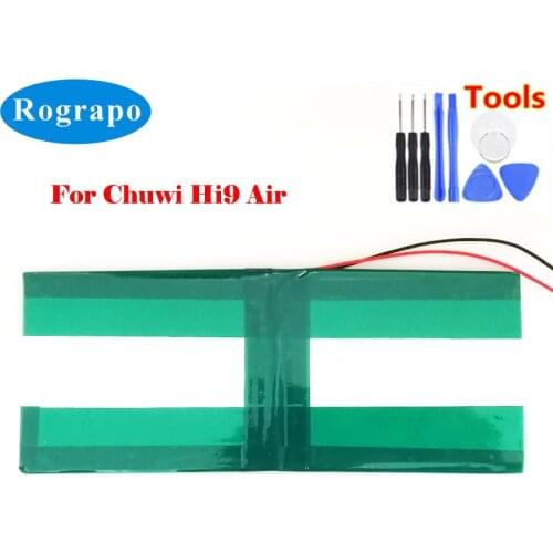 New Battery For Chuwi Hi9 Air 10.1 Inch CWI546 Accumulator 3.7V Full Replacement Batterie 2-wire +tools