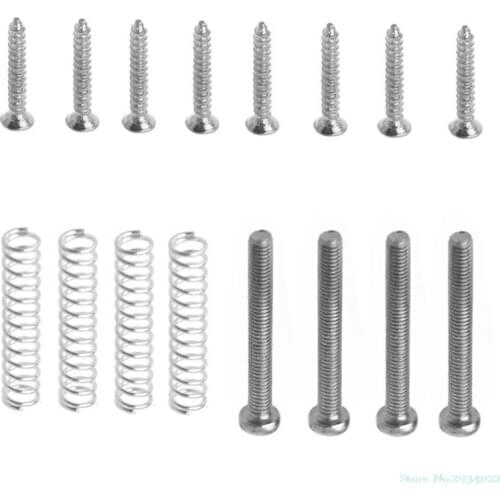 New Humbucker Pickup Screws Springs Kit Ring Surround Mounting Guitar Parts Multicolor Drop Ship