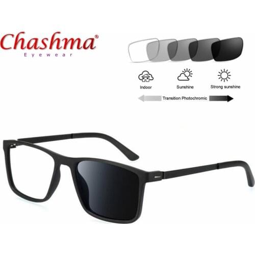 New Design Screwless TR90 Square Farsighted Glasses Women Men Resin Photochromic Reading Glasses 0 +25 +50 +75 +100 To +400