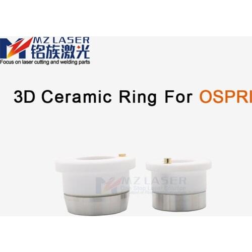 Ospri 3D laser ceramic ring fiber laser metal cutting machine LC218S nozzle connector assembly diameter 8mm L M S tool parts