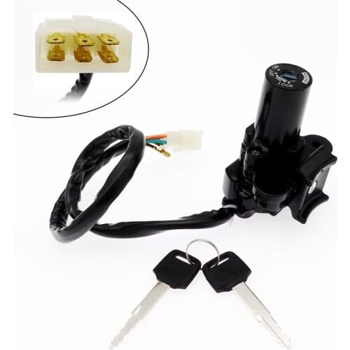 1 Set Motorcycle Ignition Switch Fuel Gas Lock With 2 Keys For Kawasaki ZX6R ZX9R ZZR400 ZZR600 ZXR400 ZXR750 ZX7R/ZX7RR