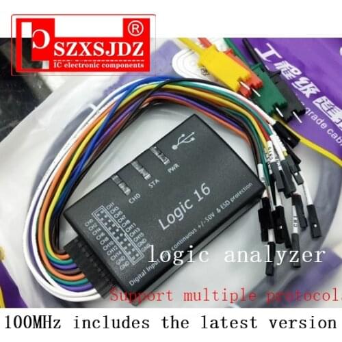 Saleae USB Logic 100MHz 16Ch Logic Analyzer for ARM FPGA E4-004