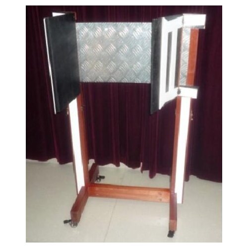 Thru Steel Illusion Magic Tricks For Professional Magician Body Through Steel Plate Magie Stage Gimmick Props Mentalism Funny