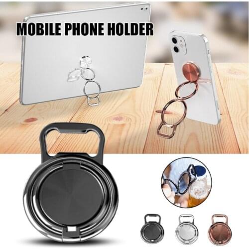 Retractable Magnetic Phone Ring Holder Creatives Corkscrew Adjustable Cell Phone Holder Self-adhesive Metal Phone Rack NK