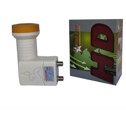 High Quality Full HD Digital KU BAND Universal Dual LNB Satellite LNB Satellite Receiver LNB 10.7-12.75Ghz ku LNB 2 Output LNBF