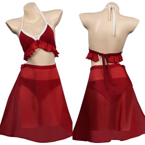 Haruno Sakura Cosplay Costume Women Sexy Perspective Bikin Swimwear Bathing Suit Beachwear Summer Brazilian Bikini 2021