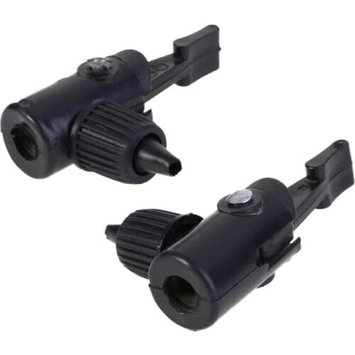 2pcs Bicycle Inflator Valve Air Pump Schrader Adapeter Nozzle Tackle Accessories 094C