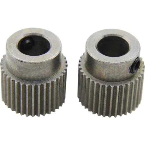 2pcs MK7/MK8 stainless steel drive gear 36 teeth extruder feed wheel extrusion Reprap 3D printer accessories