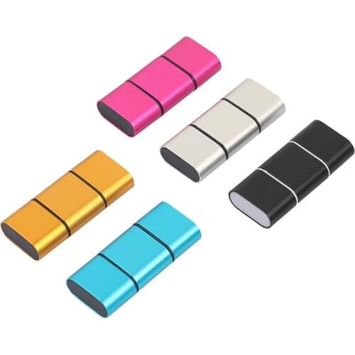 2 In 1 Type-C To USB 2.0 Adapter TF Card Reader For Phone Tablet Mini Metal Body High-speed USB Reader For PC Laptop Wholesale