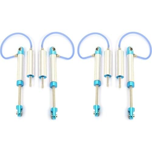 4Pcs Negative Pressure Piggyback Shock Absorber for 1/10 RC Crawler Axial SCX10 RR10 Wraith CAPRA Traxxas TRX4 TRX6