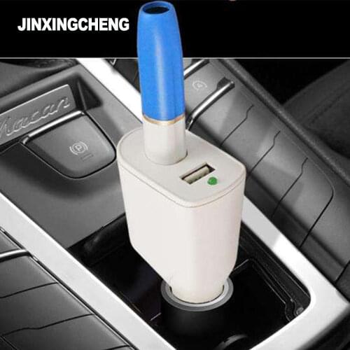 JINXINGCHENG 2 in 1 Design Metal Material Car Charger for iqos Heating rod Charger Fast Charging for iqos Stand Charge Dock
