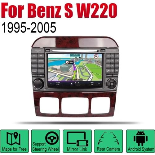 Car Android Multimedia System Screen Radio Stereo For Mercedes Benz S Class W220 1995~2005 NTG Auto DVD Player GPS Navigation