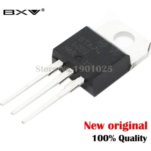 Free Shipping 10PCS BTA24-600B BTA24-600 BTA24 Triacs 25 Amp 600 Volt TO-220 new original IC