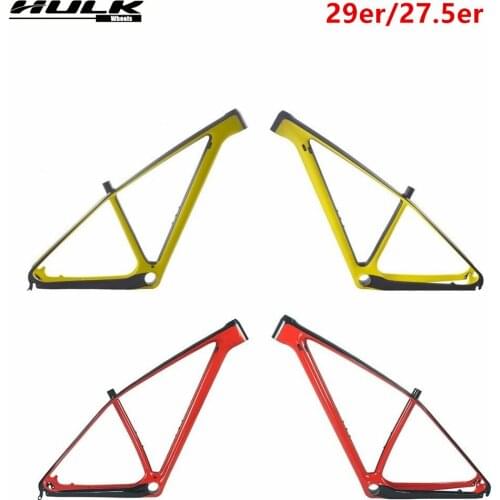 HULKWHEELS 29er 27.5er Carbon MTB Bike Frame PF30 Bottom Bracket For Mountain Bike Frameset Carbon wheelset carbon rim