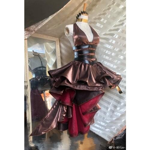 [Customized]Anime Azur Lane Jean Bar Cocktail Dress Party Uniform Cosplay Costume Women Halloween Carnival FreeShipping 2020 New