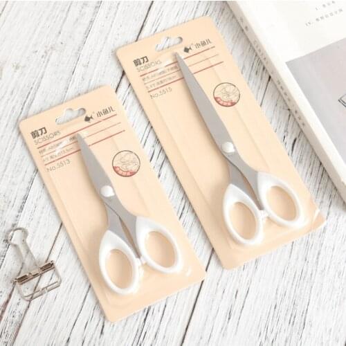 School Small Safe Scissor Stainless Steel Hand Craft Scissors Paper for Kids & Student Stationery