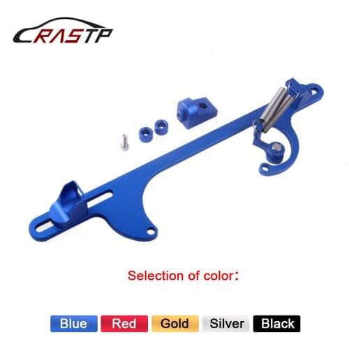 RASTP - New Arrived Billet Aluminum Throttle Cable Bracket Carburetor Bracket for Holley 4150 & 4160 Series Carburetor RS-THB002