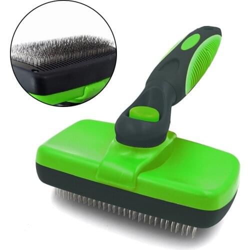 Pet Self Cleaning Slicker Brush Grooming Brush Tools for Cats Dogs Long hair Shedding Stainless Steel Gently Pet Accessories