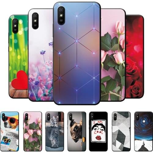 For Xiaomi Redmi 9A Case Redmi 9A Silicone Back Cover Phone Case For Redmi 9A Soft Case 6.53 Inch Scenery Cute Cartoon Bumper