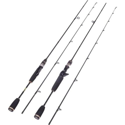 Catch.u UL Fishing Rod Portable Fishing Pole Carbon Fiber 1.8m Spinning/Casting Poles Tackle for Stream River Reservoir Pond
