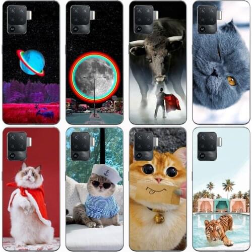 For OPPO A94 Case Rose Wolf Cute Patterned Cover Soft Silicon Phone Case for OPPO Reno 5 for OPPO Reno 5 Lite Top Quality