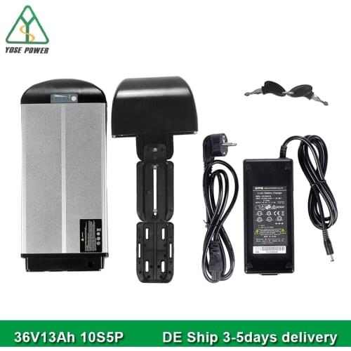 YOSE POWER Rear Ebike Battery 36V 12.5Ah for Prophete Alurex Mifa Ebike 18650 Lithium Battery for Phylion XH370-10J Replacement
