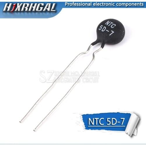 10pcs Thermistor Resistor NTC 5D-7 Thermal Resistor hjxrhgal
