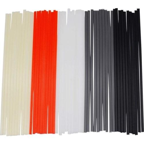 100 Pieces Plastic Welding Rods PP/PVC/PPR Plastic Welder Repair Rods for Car Bumpers and Daily Plastic Repair